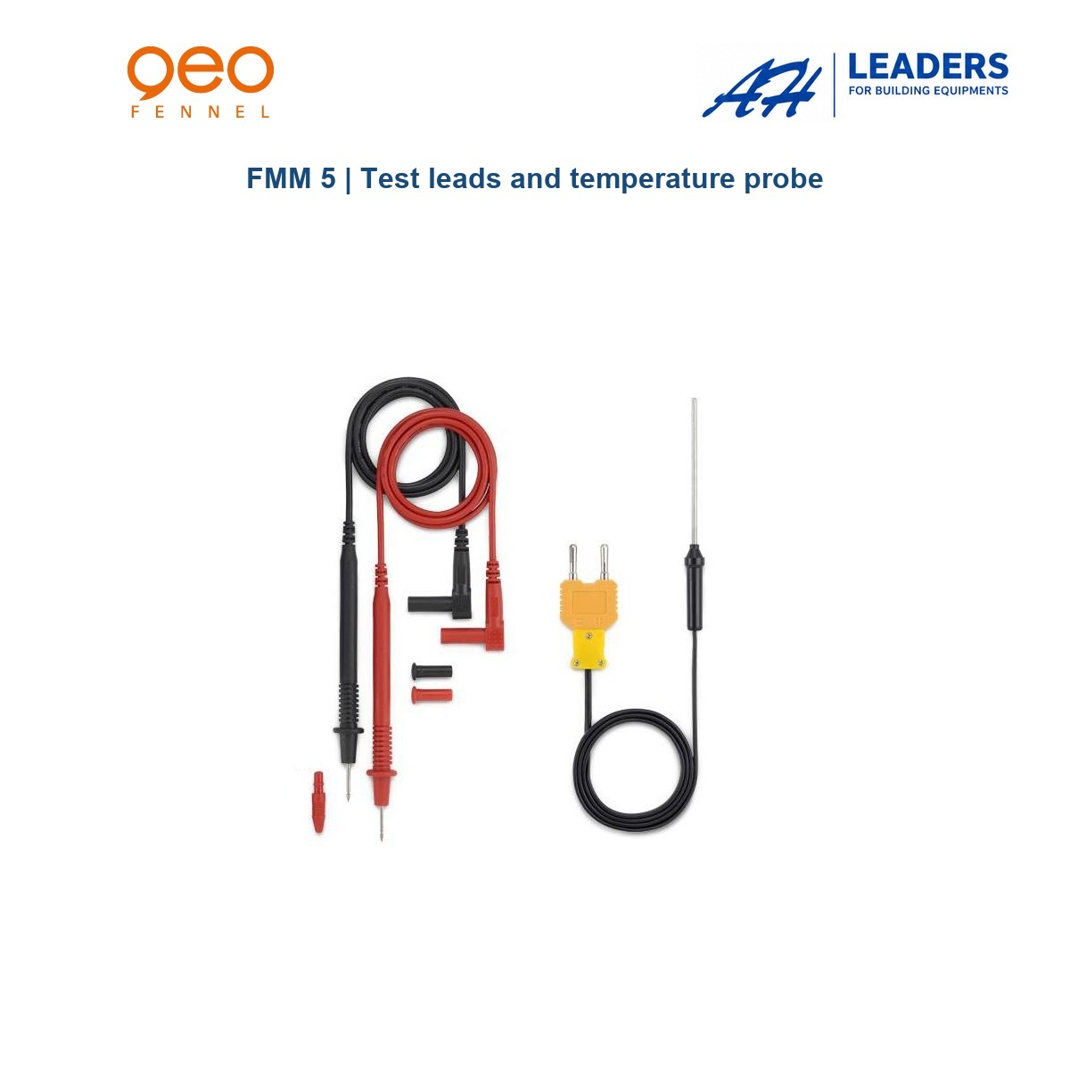 geo-FENNEL FMM 5 original test leads and temperature probe