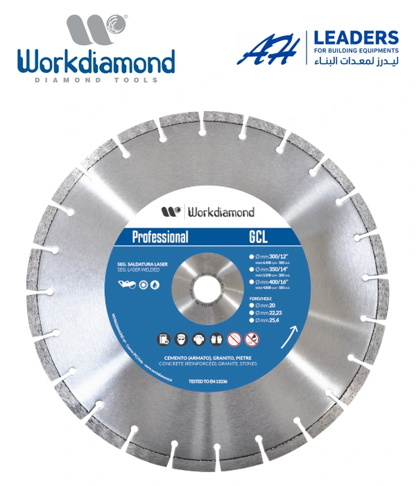 WORK DIAMOND GCL 35 professional diamond blade — official manufacturer photograph