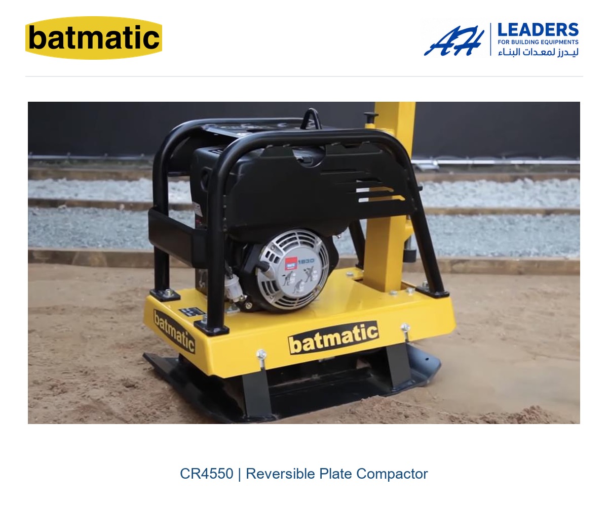BATMATIC CR4550 Reversible Plate Compactor - Image 2