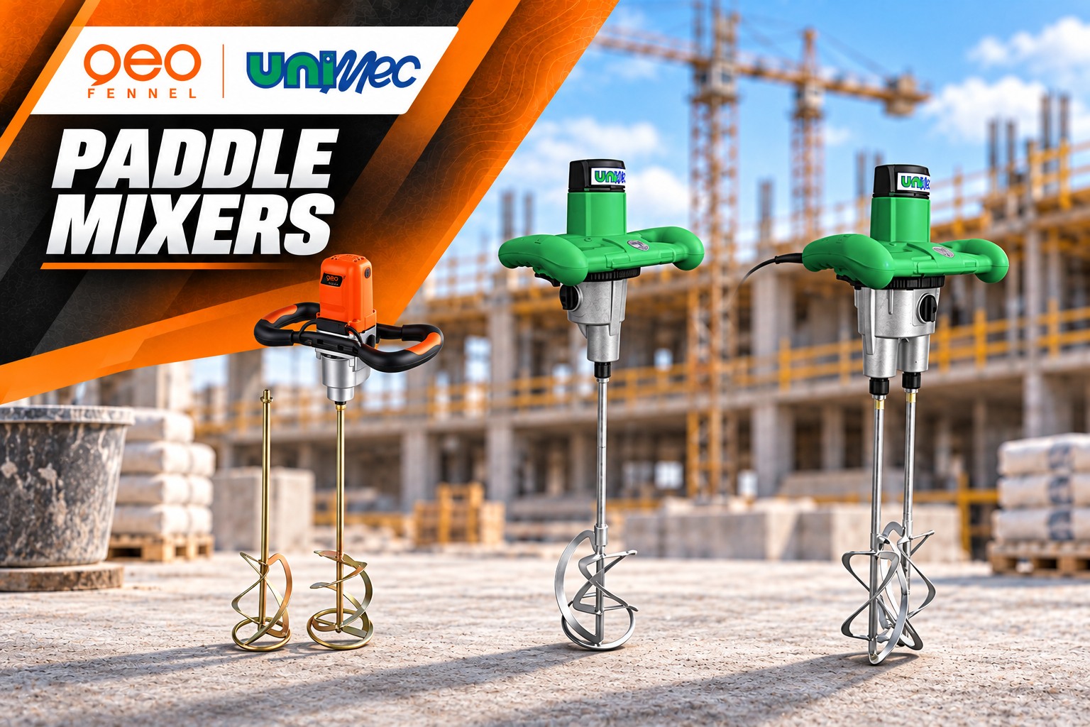 HAND HELD PORTABLE PADDLE MIXER – equipment range