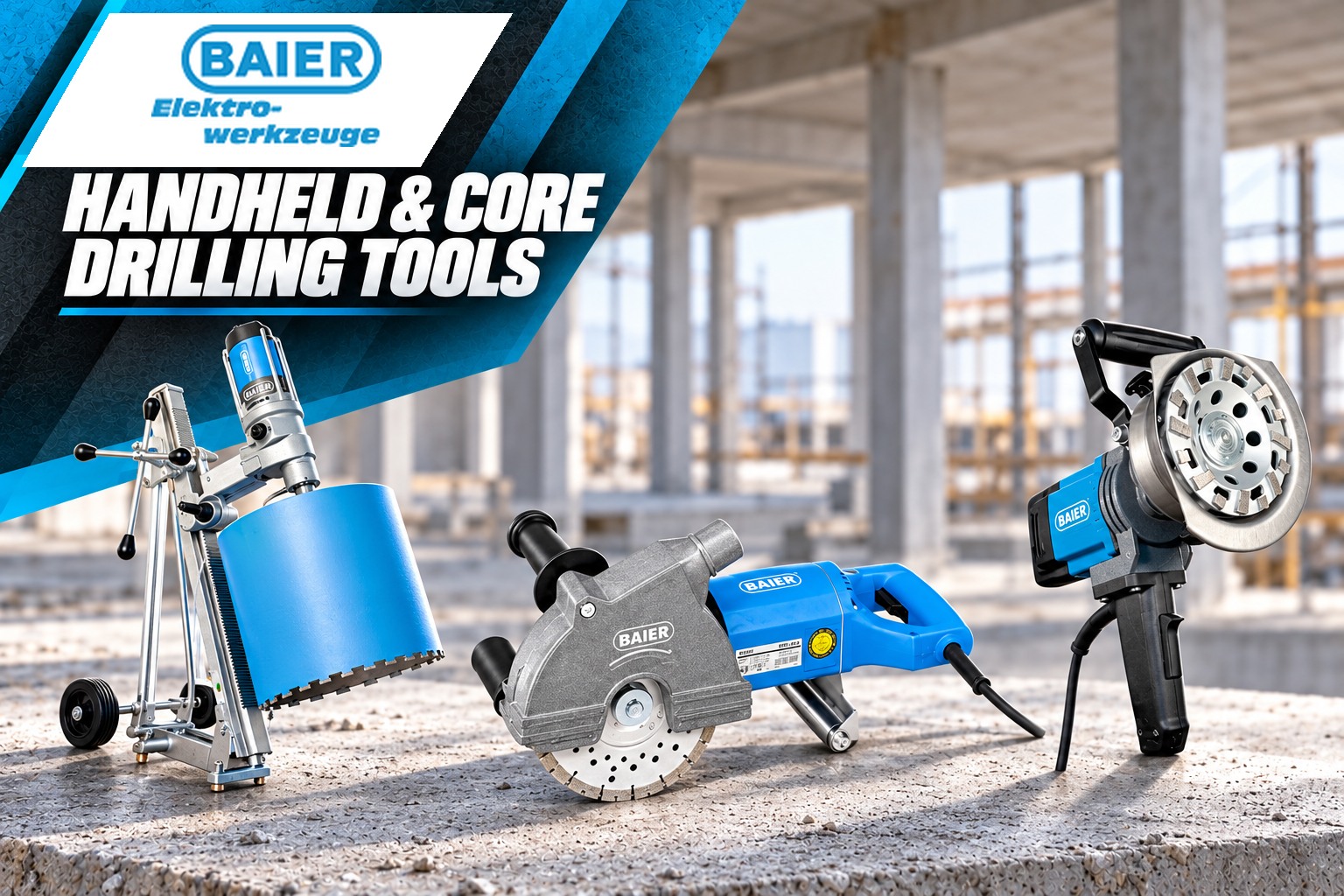 HAND HELD TOOLS AND MACHINES – equipment range