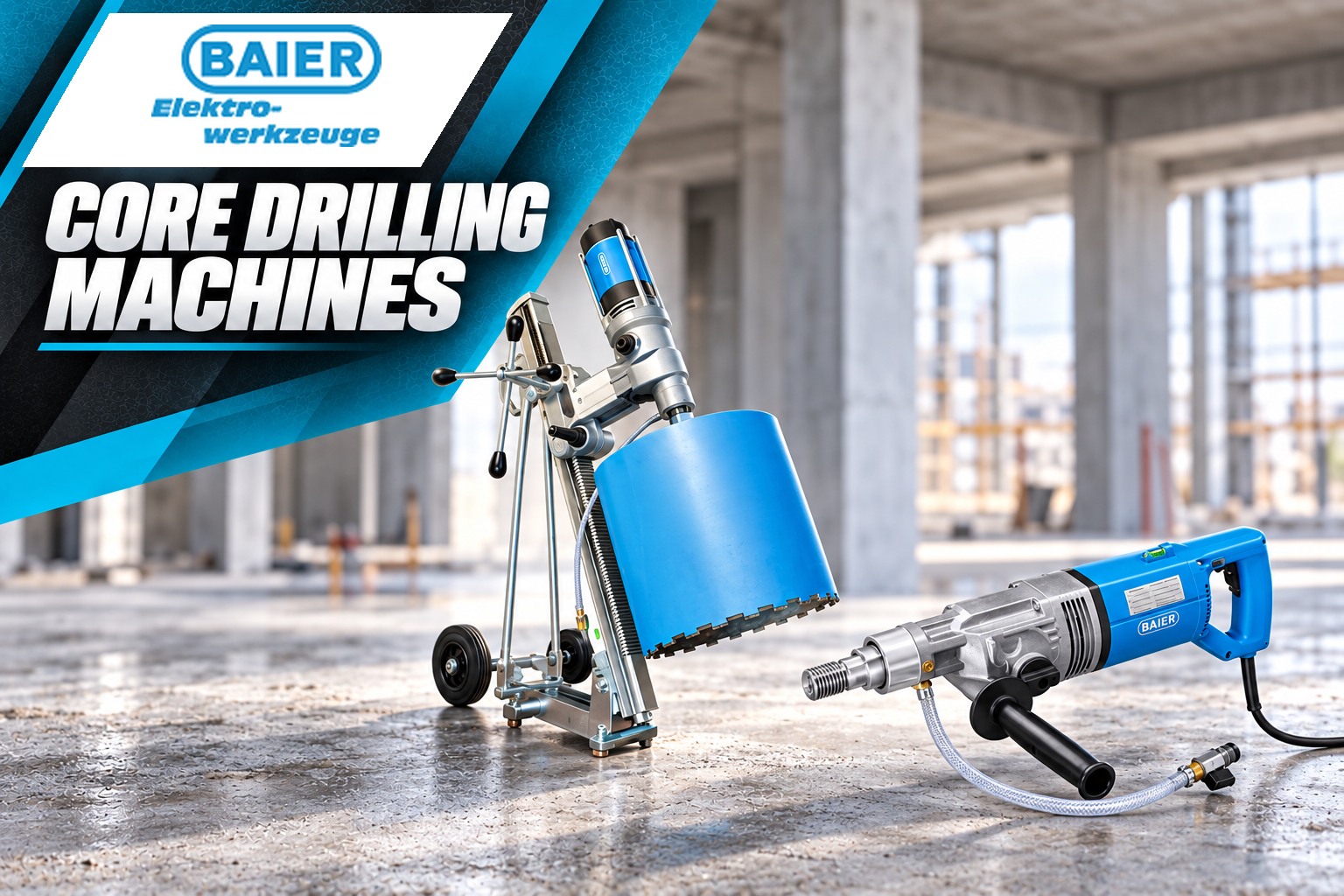 CORE DRILLING MACHINES – equipment range