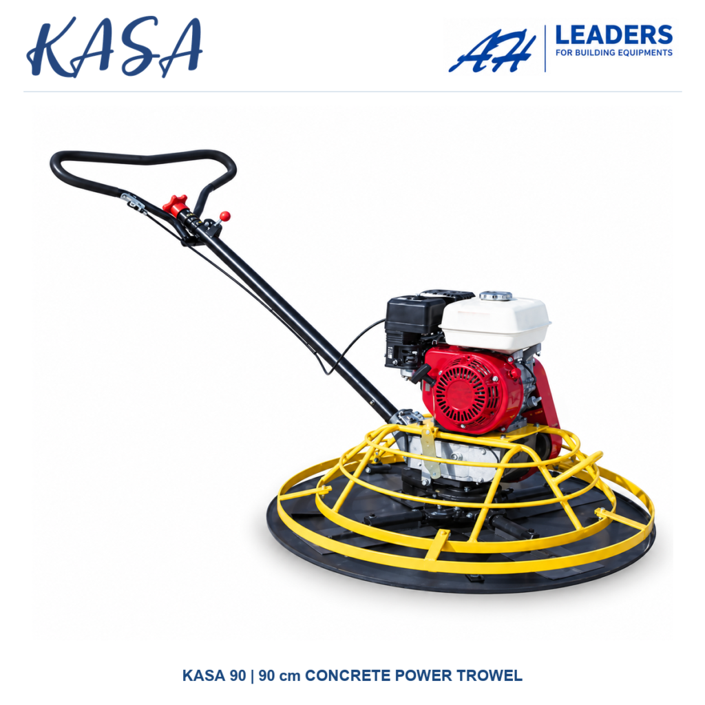 KASA 90 yellow concrete power trowel, 90 cm