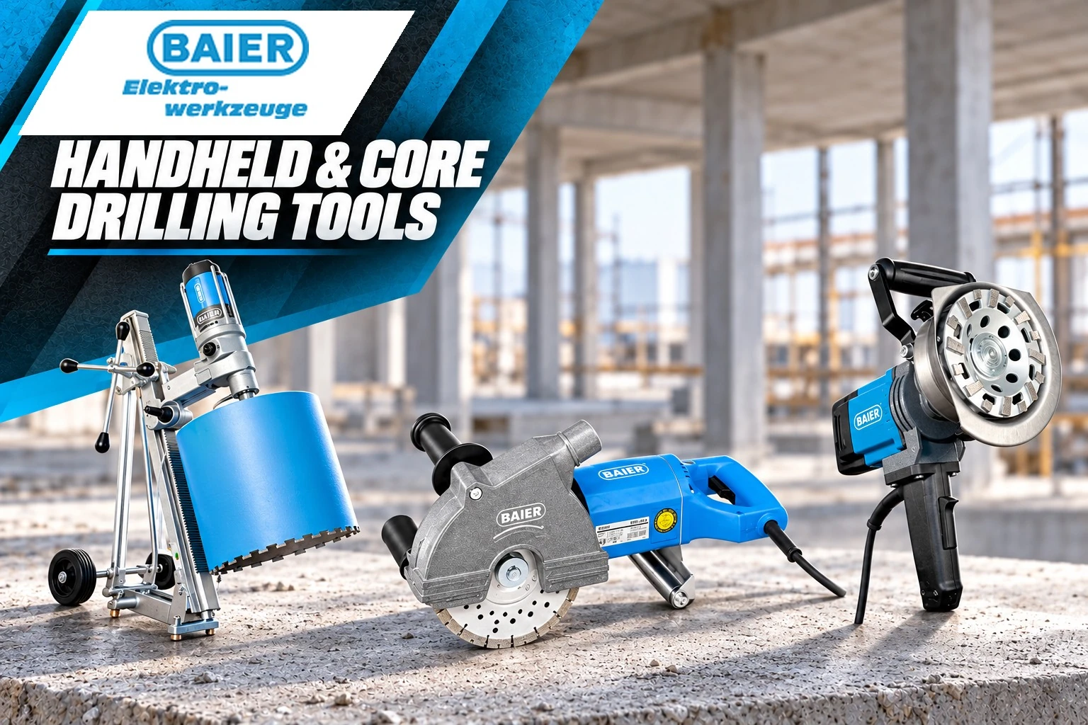 HAND HELD TOOLS AND MACHINES – equipment range